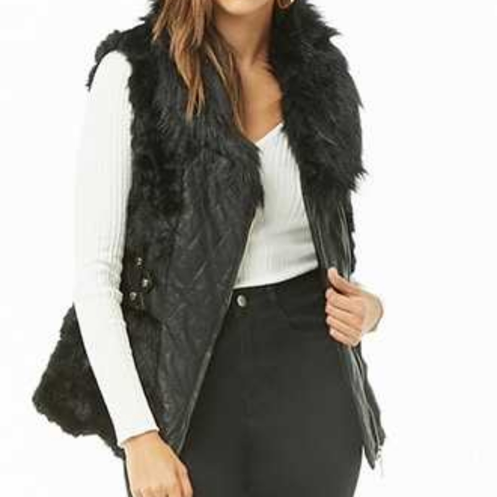 Forever 21 Black Vest